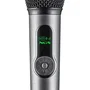 PACK 2 MICROFONOS INALAMBRICO SINGER STAR NEGRO NGS